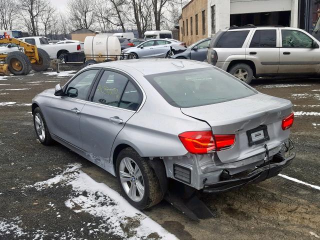 WBA8D9G5XJNU69028 - 2018 BMW 330 XI SILVER photo 3