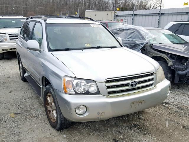 JTEGF21A120062182 - 2002 TOYOTA HIGHLANDER SILVER photo 1