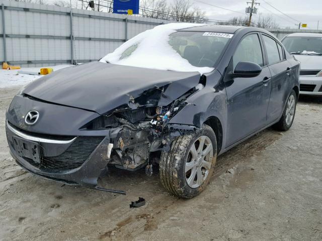 JM1BL1SF4A1135159 - 2010 MAZDA 3 I BLACK photo 2