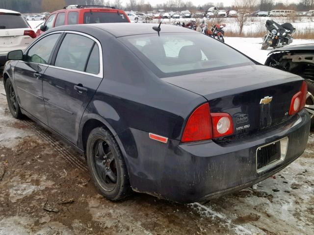 1G1ZG57N58F228210 - 2008 CHEVROLET MALIBU LS შავი ფოტო 3