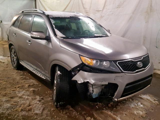 5XYKWDA2XDG337886 - 2013 KIA SORENTO SX GRAY photo 1