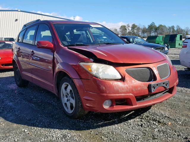 5Y2SL63895Z422257 - 2005 PONTIAC VIBE MAROON photo 1