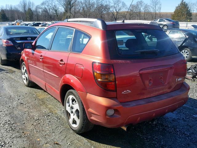 5Y2SL63895Z422257 - 2005 PONTIAC VIBE MAROON photo 3