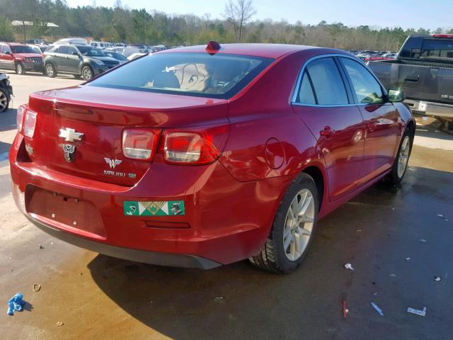 1G11D5RR9DF107941 - 2013 CHEVROLET MALIBU 1LT RED photo 4