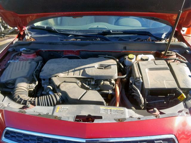 1G11D5RR9DF107941 - 2013 CHEVROLET MALIBU 1LT RED photo 7