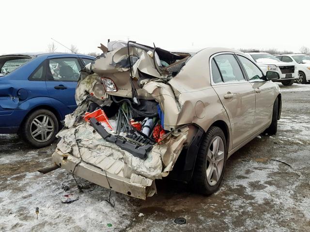 1G1ZB5EB9AF156280 - 2010 CHEVROLET MALIBU LS TAN photo 4