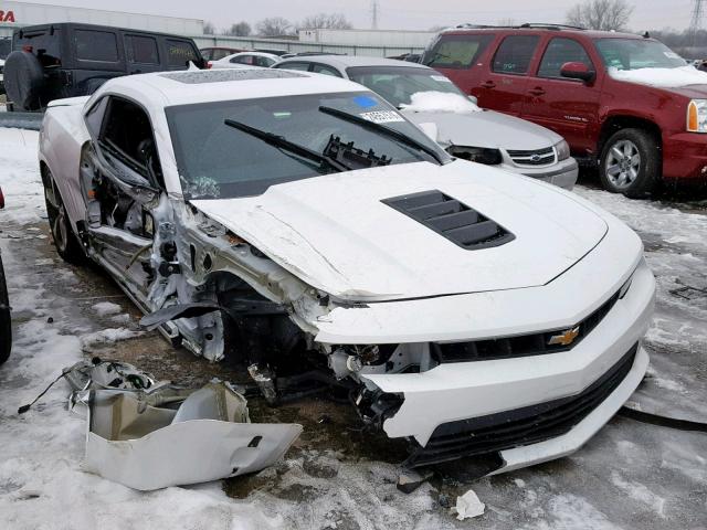 2G1FK1EJ3E9267151 - 2014 CHEVROLET CAMARO 2SS WHITE photo 1