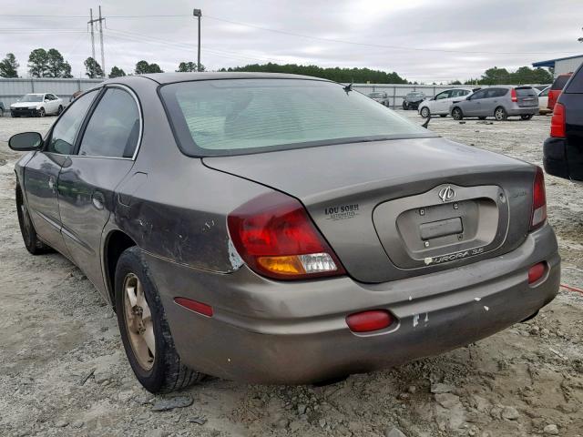 1G3GR64H114226923 - 2001 OLDSMOBILE AURORA BROWN photo 3