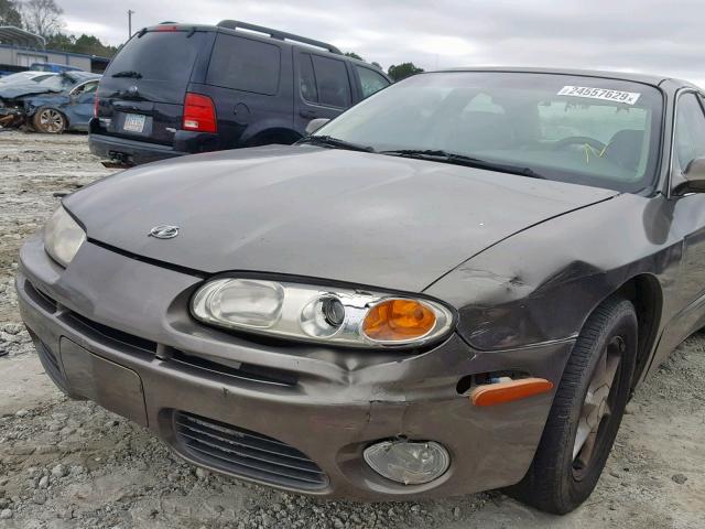 1G3GR64H114226923 - 2001 OLDSMOBILE AURORA BROWN photo 9