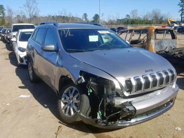 1C4PJLDB7JD620797 - 2018 JEEP CHEROKEE L GRAY photo 1