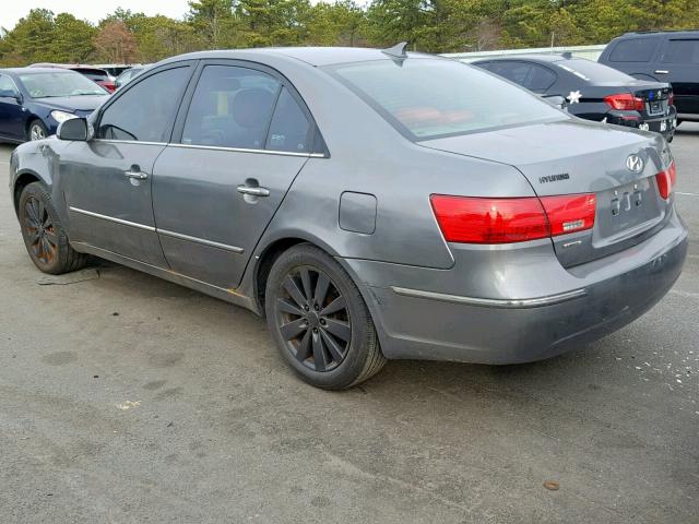 5NPEU46C19H427321 - 2009 HYUNDAI SONATA SE GRAY photo 3