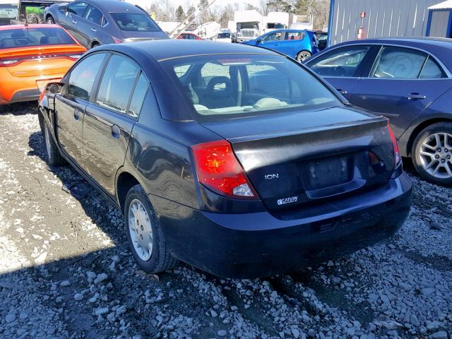 1G8AG52F44Z178780 - 2004 SATURN ION LEVEL BLACK photo 3