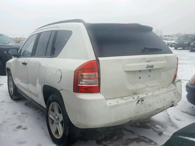 1J8FT47W28D580075 - 2008 JEEP COMPASS SP თეთრი ფოტო 3