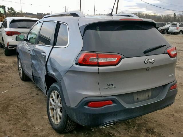 1C4PJMCS7FW795568 - 2015 JEEP CHEROKEE L GRAY photo 3