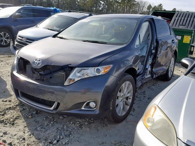 4T3BA3BB2FU074613 - 2015 TOYOTA VENZA LE GRAY photo 2