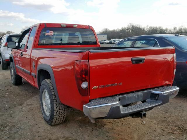 1GCDT196558224492 - 2005 CHEVROLET COLORADO RED photo 3