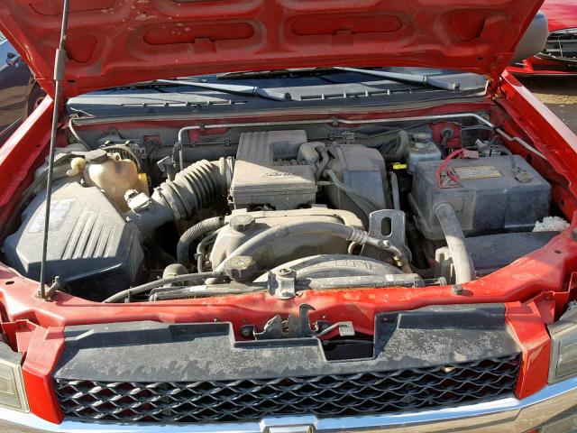 1GCDT196558224492 - 2005 CHEVROLET COLORADO RED photo 7