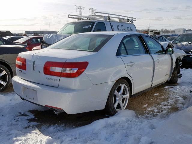 3LNHM261X6R652213 - 2006 LINCOLN ZEPHYR WHITE photo 4