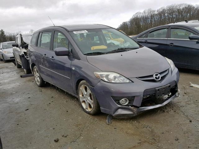 JM1CR29LX80303424 - 2008 MAZDA 5 BLUE photo 1