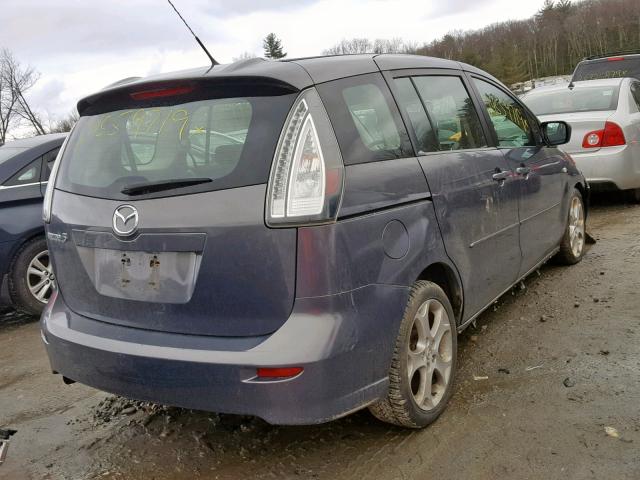 JM1CR29LX80303424 - 2008 MAZDA 5 BLUE photo 4