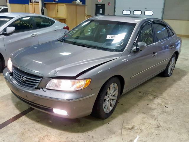 KMHFC46F69A373096 - 2009 HYUNDAI AZERA SE GRAY photo 2