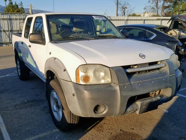 1N6ED27T42C363972 - 2002 NISSAN FRONTIER C WHITE photo 1