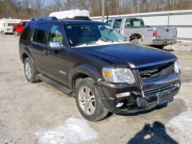 1FMEU75E87UA96868 - 2007 FORD EXPLORER L BROWN photo 1