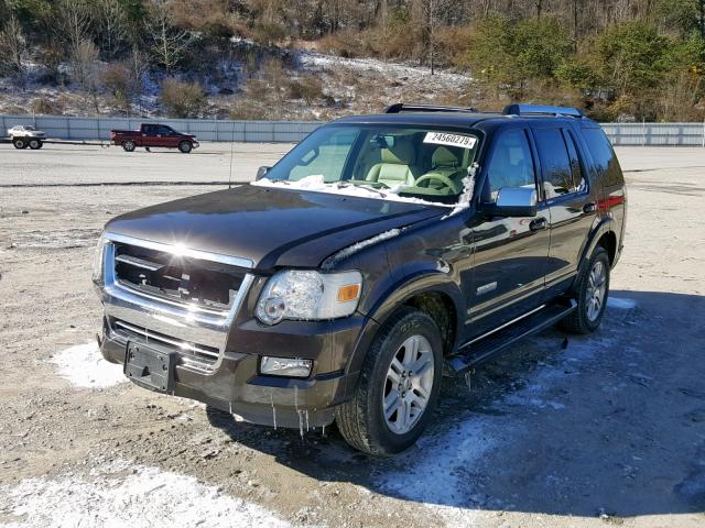 1FMEU75E87UA96868 - 2007 FORD EXPLORER L BROWN photo 2