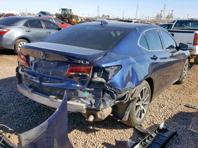 19UUB3F78FA003850 - 2015 ACURA TLX ADVANC BLUE photo 4