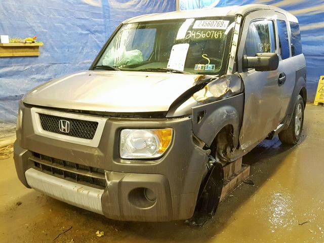 5J6YH285X4L023209 - 2004 HONDA ELEMENT EX GRAY photo 2