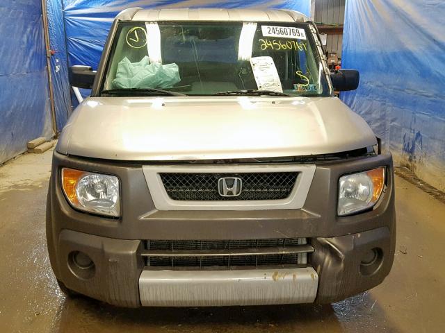 5J6YH285X4L023209 - 2004 HONDA ELEMENT EX GRAY photo 9