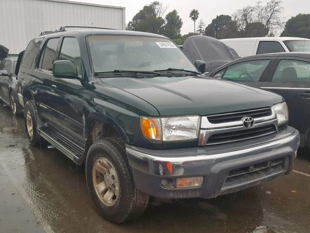 JT3GN86R720230842 - 2002 TOYOTA 4RUNNER SR GREEN photo 1