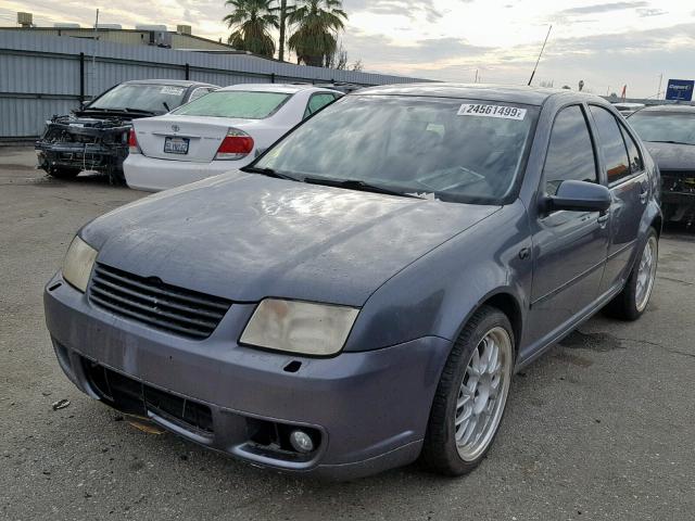 3VWSE69M54M099028 - 2004 VOLKSWAGEN JETTA GLS GRAY photo 2