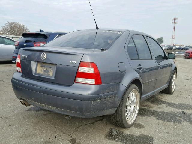 3VWSE69M54M099028 - 2004 VOLKSWAGEN JETTA GLS GRAY photo 4