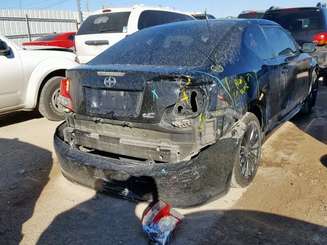 JTKJF5C71B3017571 - 2011 TOYOTA SCION TC BLACK photo 4