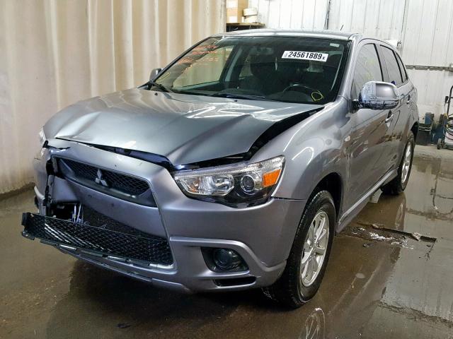 JA4AP3AU3BZ011022 - 2011 MITSUBISHI OUTLANDER GRAY photo 2