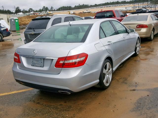 WDDHF5GBXBA384720 - 2011 MERCEDES-BENZ E 350 GRAY photo 4