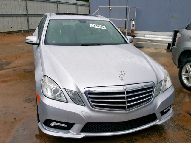 WDDHF5GBXBA384720 - 2011 MERCEDES-BENZ E 350 GRAY photo 9