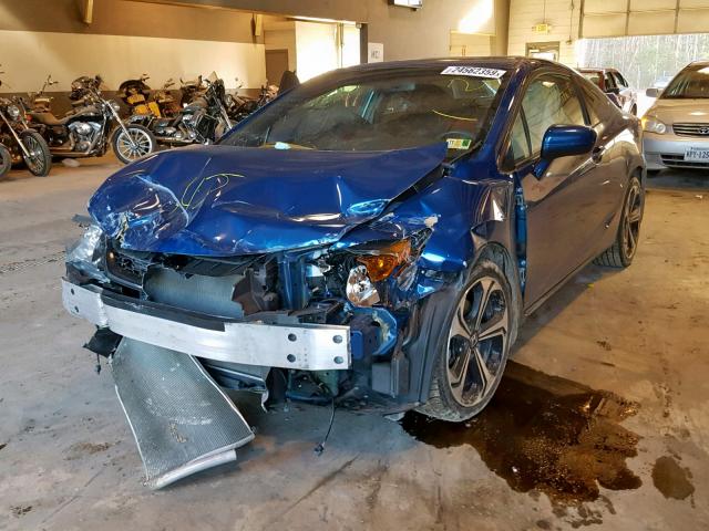 2HGFG4A55EH702276 - 2014 HONDA CIVIC SI BLUE photo 2