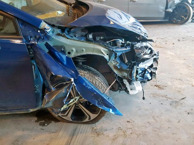 2HGFG4A55EH702276 - 2014 HONDA CIVIC SI BLUE photo 9