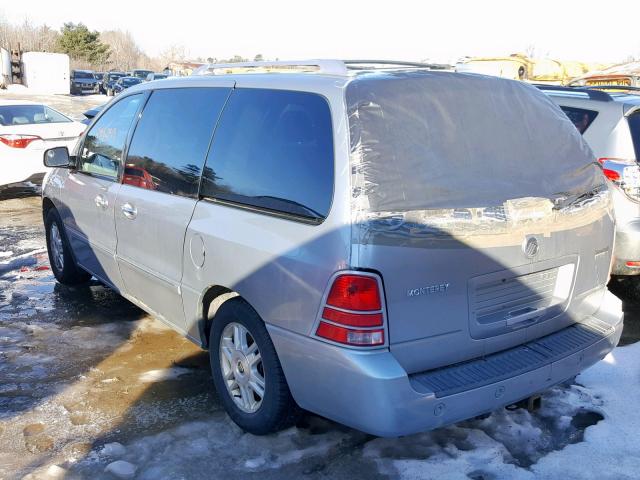 2MRDA22227BJ00745 - 2007 MERCURY MONTEREY L SILVER photo 3