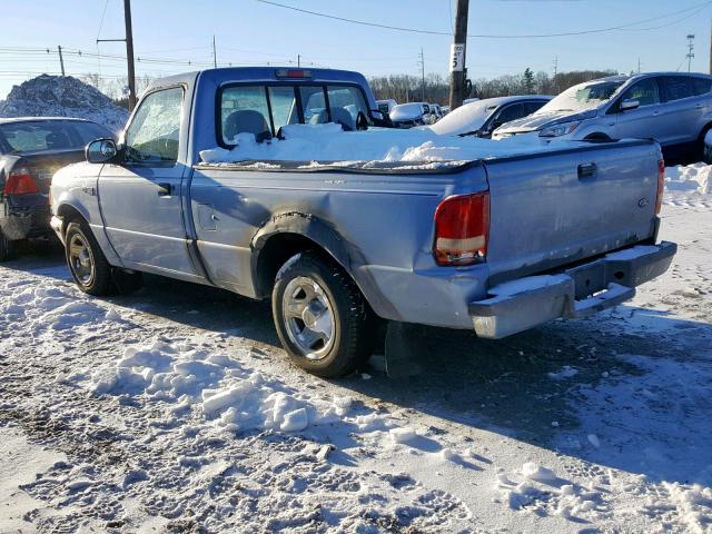 1FTCR10A6VTA36573 - 1997 FORD RANGER BLUE photo 3