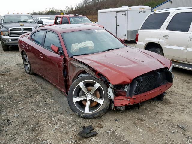 2C3CDXCT4EH309199 - 2014 DODGE CHARGER R/ 栗色 照片 1