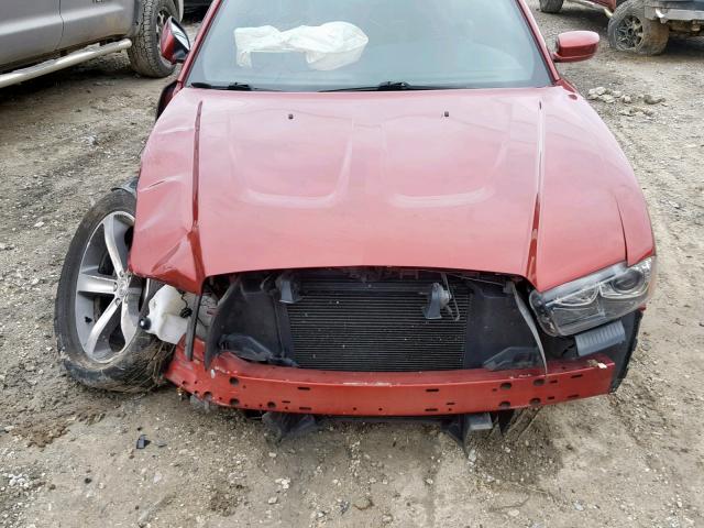 2C3CDXCT4EH309199 - 2014 DODGE CHARGER R/ 栗色 照片 7