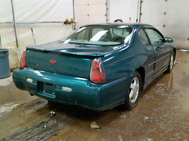 2G1WX15K319266117 - 2001 CHEVROLET MONTE CARL GREEN photo 4