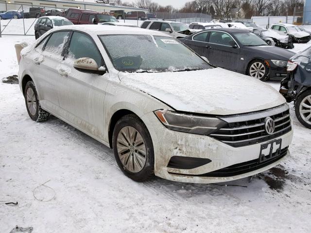 3VWC57BU7KM064010 - 2019 VOLKSWAGEN JETTA S WHITE photo 1