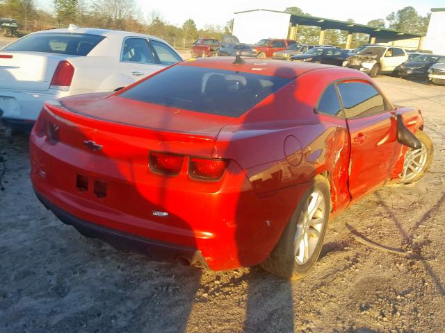 2G1FB1E37C9184479 - 2012 CHEVROLET CAMARO LT RED photo 4