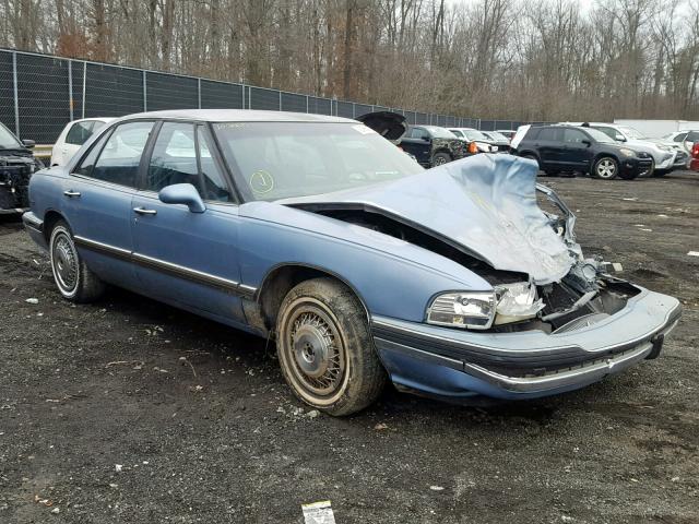 1G4HP53L6PH500575 - 1993 BUICK LESABRE CU BLUE photo 1