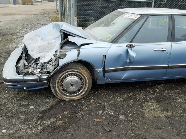 1G4HP53L6PH500575 - 1993 BUICK LESABRE CU BLUE photo 10