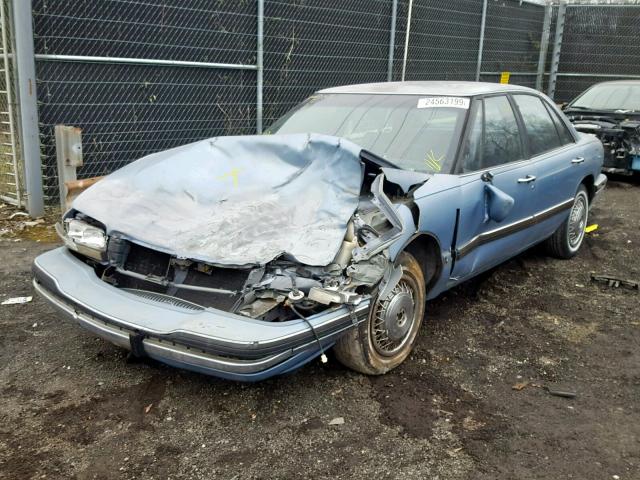 1G4HP53L6PH500575 - 1993 BUICK LESABRE CU BLUE photo 9